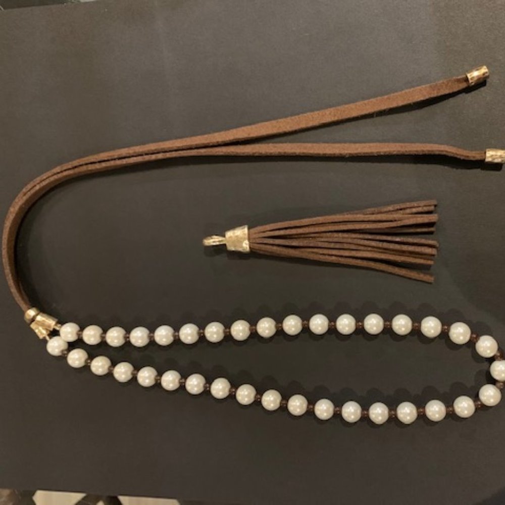 Suede Necklace - Picture 2 of 4
